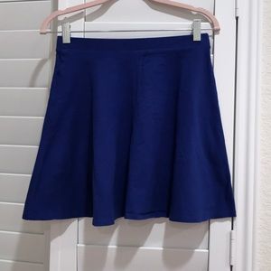Blue skater skirt